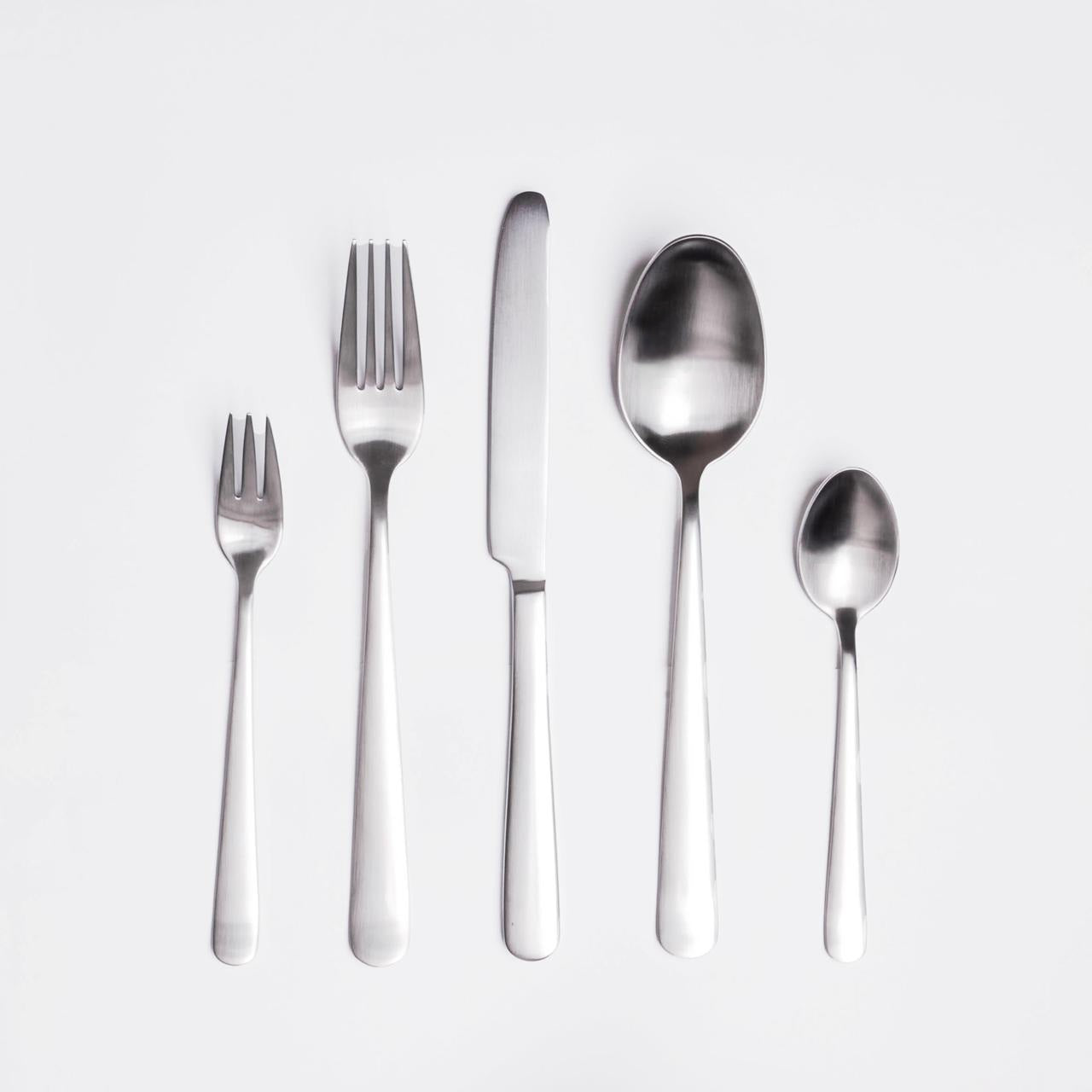 Contempo 30 Piece Cutlery Set - Matte Steel